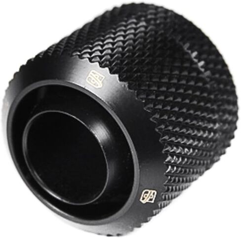 Barrow G1/4" to 3/8" ID, 1/2" OD Compression Fitting for Soft Tubing, Black in Saudi Arabia