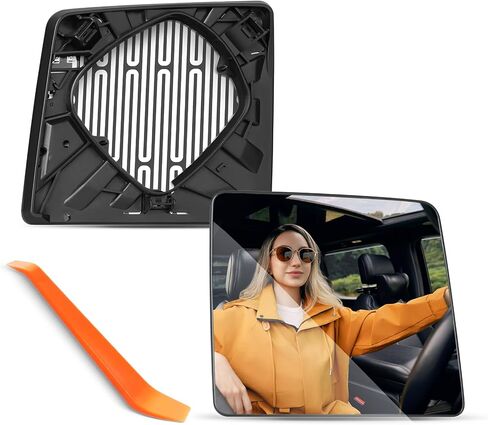 Upper Driver Side Mirror Replacement for Ford F150 2013-2014, F250 F350 F450 F550 2008-2016, F650 F750 2016-2019 - Left Side Super Duty Pickup Truck Mirrors Glass, Power Heated in Saudi Arabia