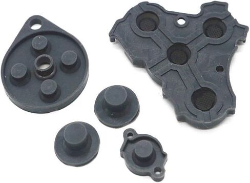 Colorful Full Buttons L R ABXY Keypad Buttons with Silicone Conductive Button Pad for NGC Controller (Pink) in Saudi Arabia