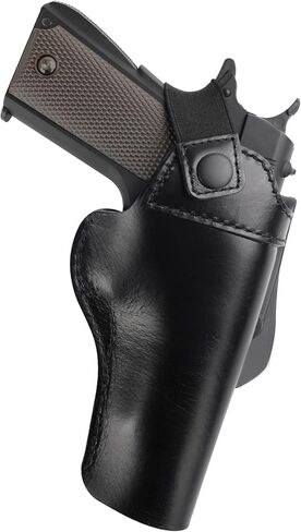 OWB 1911 Leather Holster fit 1911 Style Pistols - Colt 1911, Kimber 1911, Springfield 1911, Taurus PT1911, S&W 1911, Remington 1911, Sig 1911, Rock Island 1911(Fit 4" and 5" Barrel 1911) in Saudi Arabia