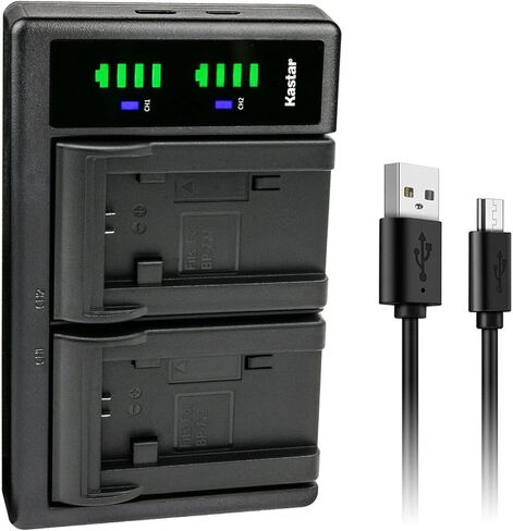 بطارية Kastar قطعة واحدة وشاحن USB LTD2 بديل لكاميرا Canon VIXIA HF R72 HFR72، VIXIA HF R80 HFR80، VIXIA HF R82 HFR82، VIXIA HF R300 HFR300، VIXIA HF R400 HFR400، VIXIA HF R500 HFR500 in Kuwait