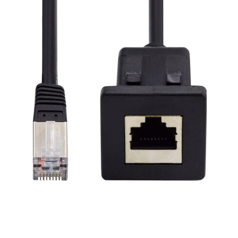 xiwai UTP STP Dustproof Waterproof Latch Locking CAT6 RJ45 Male to Female LAN Ethernet Network Extension Cable Car Panel Mount Design in Saudi Arabia