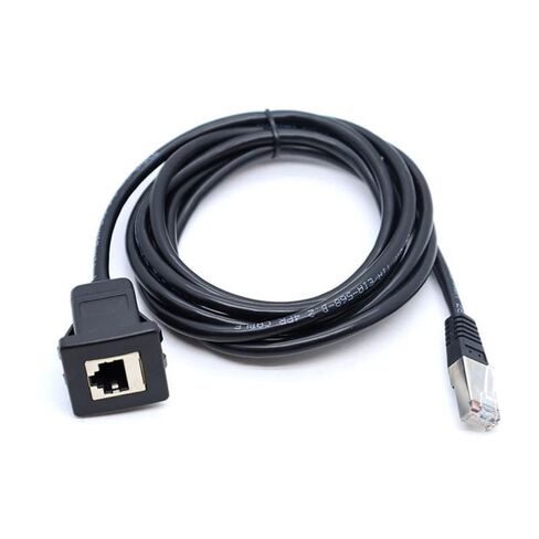 xiwai UTP STP Dustproof Waterproof Latch Locking CAT6 RJ45 Male to Female LAN Ethernet Network Extension Cable Car Panel Mount Design in Saudi Arabia