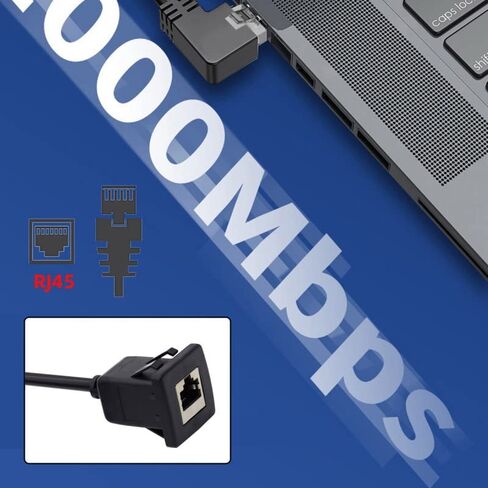 xiwai UTP STP Dustproof Waterproof Latch Locking CAT6 RJ45 Male to Female LAN Ethernet Network Extension Cable Car Panel Mount Design in Saudi Arabia