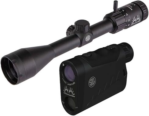 مجموعة كومبو Sig Sauer BUCKMASTERS - كيلو 1500 6 × 22 مم محدد المدى والطائرة البؤرية الثانية للصيد نطاق شبكاني BDC in Kuwait