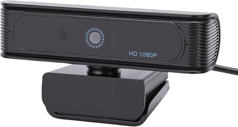 كاميرا ويب Fabater 1080P مع Wins Hello، كاميرا ويب 1080p FHD مع ميكروفون، التعرف على الوجه، عرض زاوية واسعة 120 درجة، كاميرا كمبيوتر للاجتماعات عبر الإنترنت، سطح المكتب، الكمبيوتر المحمول in Kuwait