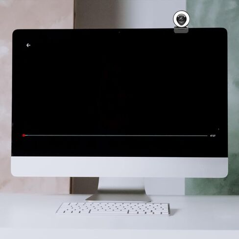 كاميرا ويب USB بتركيز تلقائي 4K مع ميكروفون وكاميرا كمبيوتر للبث المباشر ومكالمات الفيديو وكاميرا ويب مع ضوء ملء للفرق وتشغيل قابس التكبير/التصغير in Kuwait