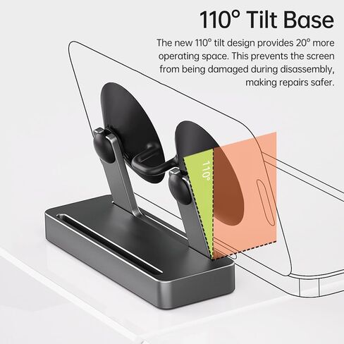 Yunseity Phone Repair Tool Kit LCD Screen Opener Display Opening Repair Tool with One Piece Silicone Suction Cup 90 110 Tilt Options for Stable Motherboard Inspection Battery Removal in Saudi Arabia