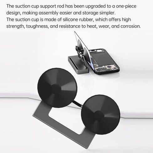 Yunseity Phone Repair Tool Kit LCD Screen Opener Display Opening Repair Tool with One Piece Silicone Suction Cup 90 110 Tilt Options for Stable Motherboard Inspection Battery Removal in Saudi Arabia