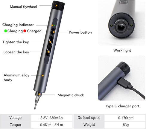Electric Set, 124 in 1 Precision Kit with 230mAh Battery and Alloy Steel Bits, Repair Tool Kit for Electronics Computer Laptop Watch Phone in Saudi Arabia