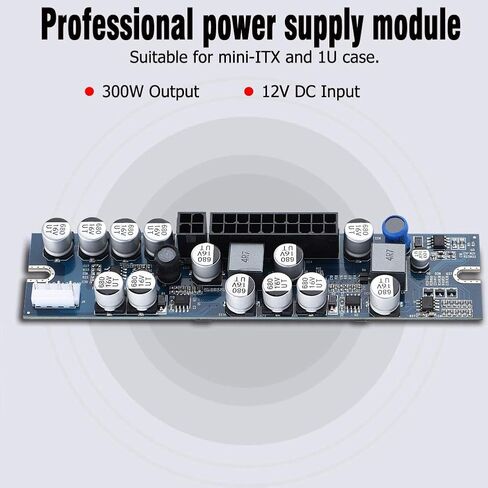 وحدة إمداد طاقة احترافية للكمبيوتر الشخصي، وحدة إمداد طاقة للكمبيوتر الشخصي PSU DC 12 فولت 300 وات وحدة إمداد طاقة للكمبيوتر مع توصيل 24 سنًا/كابل AUX/SATA مناسب لحقيبة Mini-ITX و1U in Kuwait