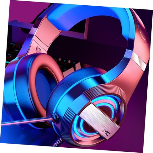 DOITOOL Wired Gaming Headset with Microphone Stereo Over-Ear Headphones for PC and Laptop Noise Cancelling USB Connection for Gamers and Home Use in Saudi Arabia