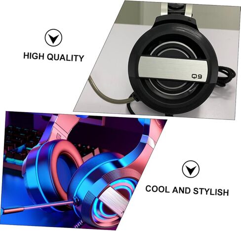 DOITOOL Wired Gaming Headset with Microphone Stereo Over-Ear Headphones for PC and Laptop Noise Cancelling USB Connection for Gamers and Home Use in Saudi Arabia