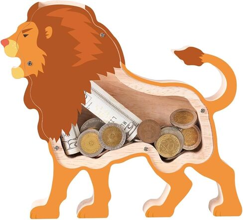 بنك أموال خشبي على شكل سمكة للأطفال، بنك أموال سمكة المهرج للأولاد والبنات، صندوق أموال أطفال غير قابل للكسر للأولاد والبنات الصغار، جرة عملات معدنية كبيرة لعيد الميلاد، ألعاب تعليمية in Kuwait