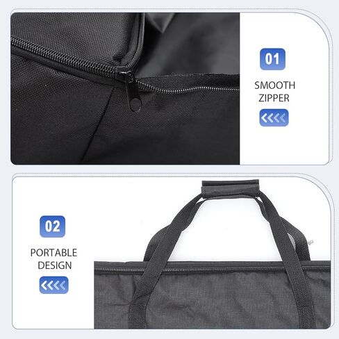 GALPADA Tripod Carrying Case Photography Equipment Storage Bag with Double Zipper Oxford Cloth Portable Organizer for Outdoor Photographers 70x20x20cm in Kuwait