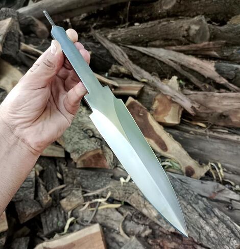 ! شفرة فارغة للسكين صنع مخصص اليدوية شفرة ثابتة فارغة-D2 الصلب الصيد شفرة فارغة سكين Mking سكين شفرة فارغة in Kuwait