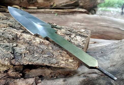 ! شفرة فارغة للسكين صنع مخصص اليدوية شفرة ثابتة فارغة-D2 الصلب الصيد شفرة فارغة سكين Mking سكين شفرة فارغة in Kuwait