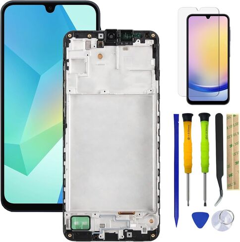 شاشة LCD بديلة LCD تعمل باللمس مجموعة رقمية لهاتف Samsung Galaxy A16 5G SM-A166P، SM-A166P/DS استبدال شاشة عرض LCD مع إطار + أدوات in Kuwait
