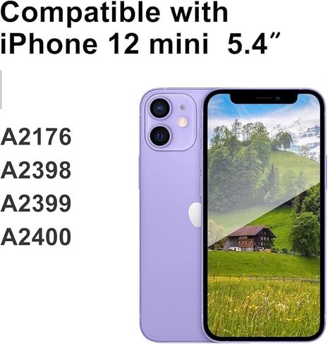 بديل شاشة LL TRADER لهاتف iPhone 12 Mini LCD Retina 5.4 بوصة FHD محول رقمي لشاشة تعمل باللمس مع مجموعة أدوات إصلاح، شريط مقاوم للماء، واقي شاشة 2025 USA New Model in Kuwait