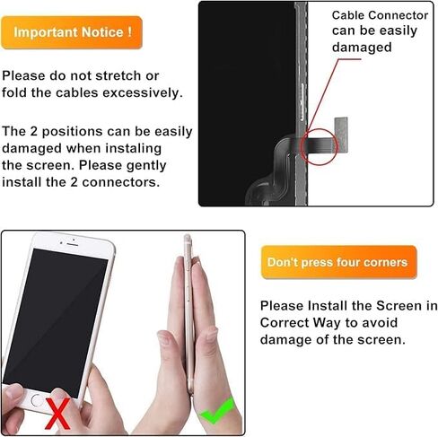 بديل شاشة LL TRADER لهاتف iPhone 12 Mini LCD Retina 5.4 بوصة FHD محول رقمي لشاشة تعمل باللمس مع مجموعة أدوات إصلاح، شريط مقاوم للماء، واقي شاشة 2025 USA New Model in Kuwait
