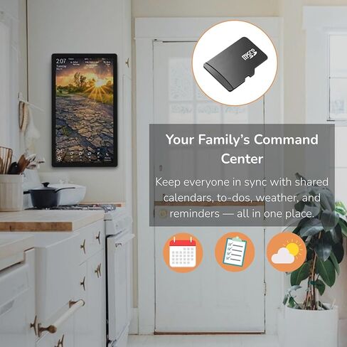 Pre-Loaded DAKboard OS Micro SD Card for Raspberry Pi - DIY Smart Home Display, Shared Family Calendar & Organizer with to-Dos & Digital Photo Frame in Saudi Arabia