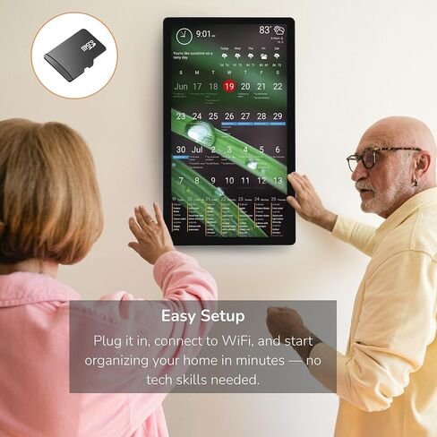 Pre-Loaded DAKboard OS Micro SD Card for Raspberry Pi - DIY Smart Home Display, Shared Family Calendar & Organizer with to-Dos & Digital Photo Frame in Saudi Arabia