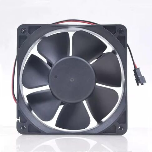 R1238L24BPLB-2B-7 DC 24V 0.18A 120x120x38mm مروحة تبريد بسلكين in Kuwait