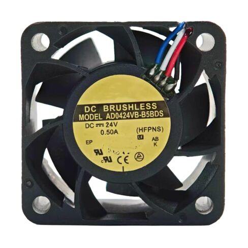 AD0424VB-B5BDS DC 24V 0.50A 40x40x28mm مروحة تبريد 4 أسلاك in Kuwait