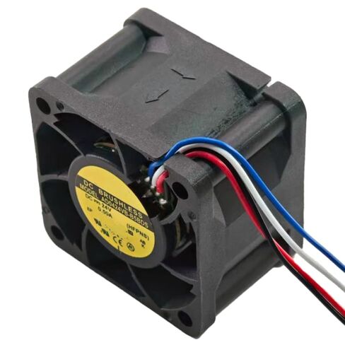 AD0424VB-B5BDS DC 24V 0.50A 40x40x28mm مروحة تبريد 4 أسلاك in Kuwait