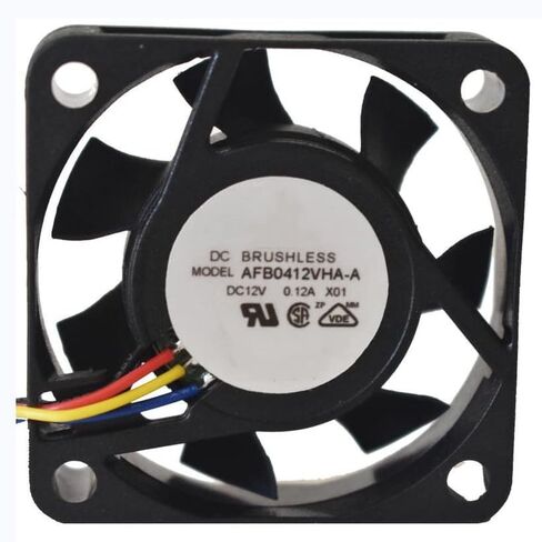 AFB0412VHA-A DC 12V 0.12A 6.2CFM 40x40x10mm مروحة تبريد ذات 4 أسلاك in Kuwait