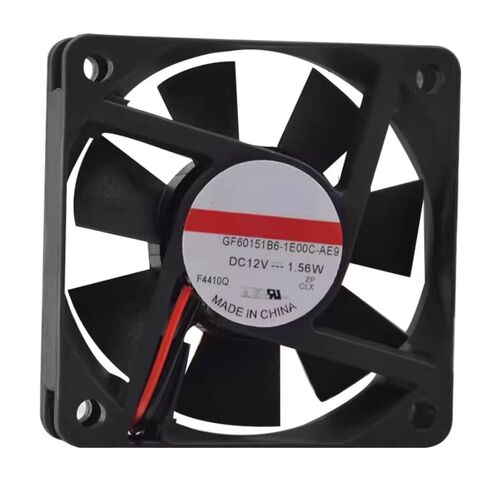 GF60151B6-1E00C-AE9 DC 12V 1.56W 60x60x15mm 2-Wire Cooling Fan in Saudi Arabia
