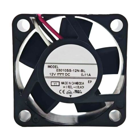 03010SS-12N-BL DC 12V 0.11A 30x30x10mm 3-Wire Cooling Fan in Saudi Arabia