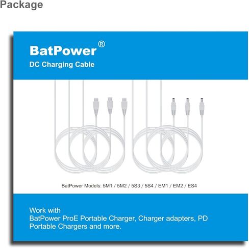 كابل شحن BatPower TYB 6A 120W PD USB C متوافق مع Surface Book Pro HP Dell Razer Lenovo Apple USB C شاحن الكمبيوتر المحمول محول الطاقة بطارية خارجية USB-C إلى C سلك شحن in Kuwait