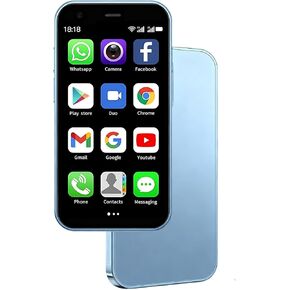 Mini Phone, 3.0 Inch Android Dual Camera Dual SIM, Mini Smartphone Unlocked, Face lD/WiFi/Bluetooth, Palm Phone for Kids, Student Pocket Cellphone,2GB +32GB (Silver Gray) in Saudi Arabia