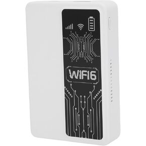 GOWENIC Portable WiFi Hotspot, 150Mbps Transmission Rate, 2.4 GHz WiFi Hotspot, Connect up to 10 Devices, with Fast and Secure Setup, for Family Travel (White) in Saudi Arabia