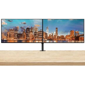 HP Z27 27 Inch 4K UHD 3840 x 2160 LED Backlit Monitor (2TB68A8#ABA) 2-Pack Bundle with Fully Adjustable Desk Mount Monitor Stand in Kuwait