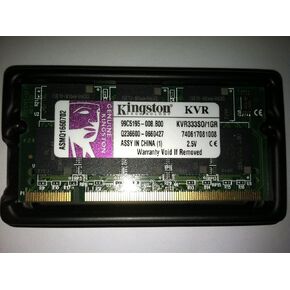 ذاكرة الكمبيوتر المحمول Kingston ValueRAM 1 جيجا بايت 333 ميجا هرتز DDR Non-ECC CL2.5 SODIMM in Kuwait