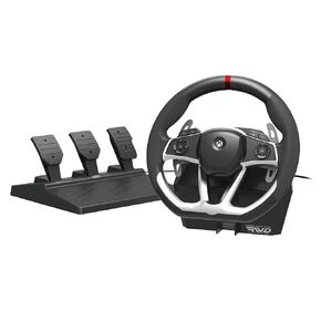 عجلة سباق HORI Wired Force Feedback Racing Wheel DLX - عجلة قيادة مع اهتزاز ودواسات - Xbox Series X - Xbox One in Kuwait