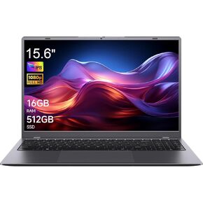 Laptop Computer, with Pentium 6500Y, 16GB RAM, 512GB SSD, 15.6" FHD IPS Display, Long Battery Life Business Laptop, Wi-Fi 5, BT 5.0, USB Type-C, HDMI Ports, Traditional Laptop for Office Work in Kuwait