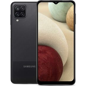 Samsung Galaxy A12 (32 جيجابايت، 3 جيجابايت) 6.5 بوصة HD+، كاميرا رباعية، بطارية 5000 مللي أمبير في الساعة، شبكة 4G Volte AT&T غير مقفلة (T-Mobile، Verizon، Metro) A125U (أسود) in Kuwait