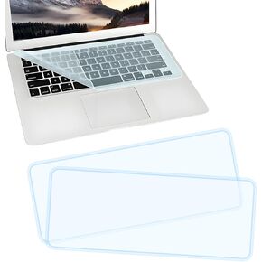 EKIND 2 Sheets Universal Waterproof and Dustproof Keyboard Cover for 12-14 Inch Laptops, with Keypad Keyboard Cover Size (L:12.2" x W:5.08"), Ultra Thin Silicone Skin Protector (Blue) in Saudi Arabia