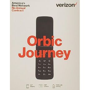 هاتف Orbic Journey V Verizon مسبق الدفع 4G LTE - أسود in Kuwait