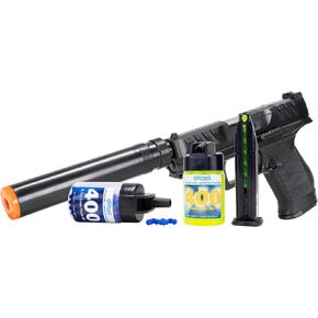 Walther PDP Compact 6mm BB Pistol Airsoft Gun Kit - Includes 800 BBS and Extra Mag in Saudi Arabia