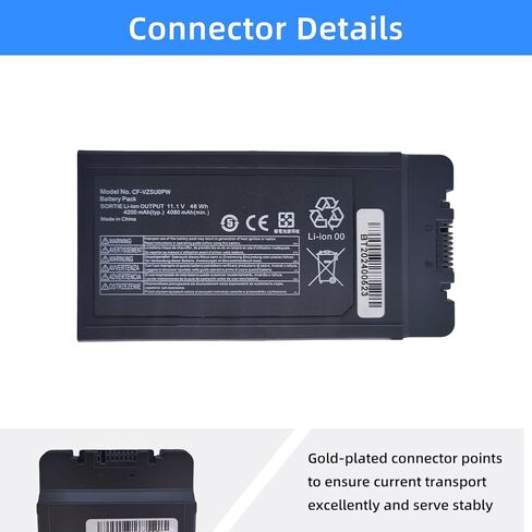 استبدال بطارية الكمبيوتر المحمول CF-VZSU0PW لجهاز Panasonic TOUGHBOOK CF-54 CF-54F0961NE CF54 Series CF-VZSU0LW CF-VZSU0PR CF-VZSU0GW[11.1 فولت 46 وات] in Kuwait