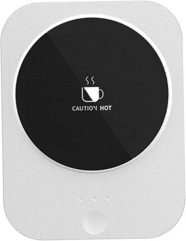 جهاز تسخين الأكواب، جهاز تسخين أكواب القهوة القابل لإعادة الشحن - قاعدة تسخين للمكتب، المكتب، الاستخدام المنزلي، محمول (أبيض) in Kuwait