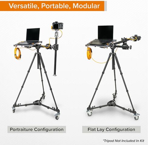 مجموعة أدوات Tether Tools AeroTrac Workstation الكل في واحد (منصة AeroTrac، - قابلة للطي ومحمولة - مع أرجل، وحامل أكواب، وخطافات، ومشابك، وأشرطة تقنية، وحقيبة حمل، وعارضة بأربعة رؤوس، وذراع جانبي وبكرة برأسين in Saudi Arabia