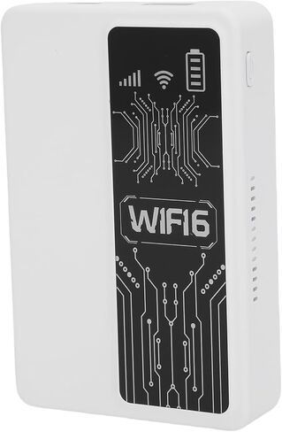 GOWENIC Portable WiFi Hotspot, 150Mbps Transmission Rate, 2.4 GHz WiFi Hotspot, Connect up to 10 Devices, with Fast and Secure Setup, for Family Travel (White) in Saudi Arabia