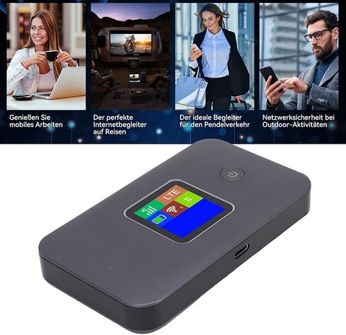 EBTOOLS 4G Mobile Hotspot، نقطة اتصال WiFi محمولة، تدعم 10 أجهزة متصلة، بطارية 3000mah، راوتر WiFi محمول 4G، 300Mbps، يدعم معظم البلدان، للسفر، المنزل in Saudi Arabia
