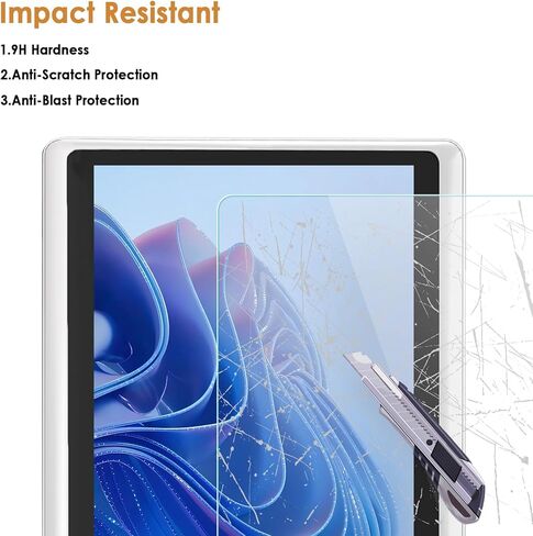 2-Pack Screen Protector Compatible with HNVHNV E07/Pritom K7 7"/ HOTTABLET HOTQ8/ PEICHENG Q8/ Contixo V8 V9 7" Tablet, Tempered Glass [HD Clarity] [9 Hardness] [Anti-Scratch] [Easy Installation] in Saudi Arabia