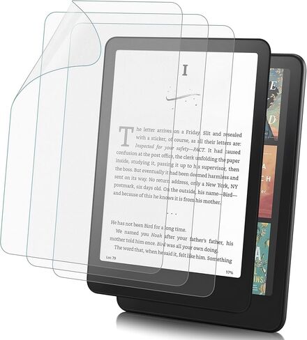 (3 عبوات) واقي شاشة غير لامع مضاد للوهج من Orzero متوافق مع 7 بوصات Colorsoft 2025/Kids 2025/Signature Edition 2024/Paperwhite 2024/XIAODU 5، مادة TPU الناعمة الممتازة المضادة لبصمات الأصابع وخالية من الفقاعات ومضادة للخدش in Kuwait